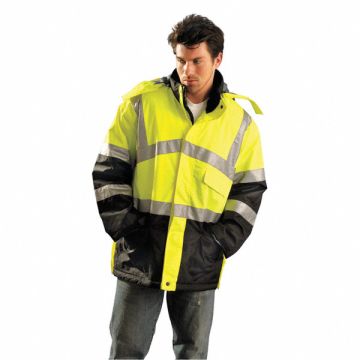 Jacket Insulated XL Yellow 35inL