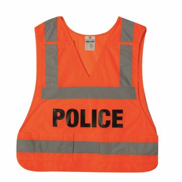 Safety Vest Orange Police Universal
