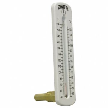 Winters Thermometer, Analog, 30-300 deg, 3/4in NPT TIM105-6ALF.