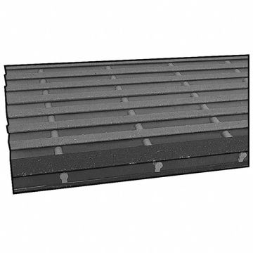 Stair Tread ISOFR 1 x 10 1/2 In 2 1/2 Ft