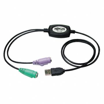 USB Cable Adaptable to Ps2 Black