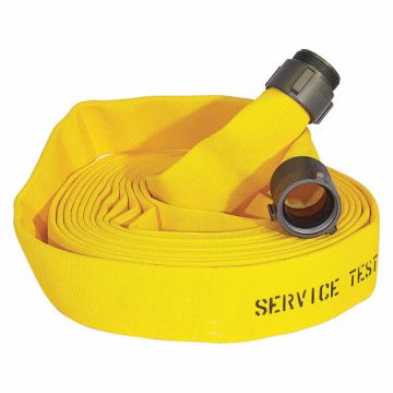 Fire Hose 100 ft Yellow Polyester