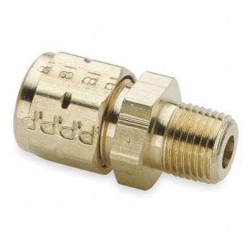 Connector Brass CompxM 1/4Inx1/8In PK10