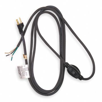 Power Cord 5-15P SJT 8 ft Blk 10A 14/3