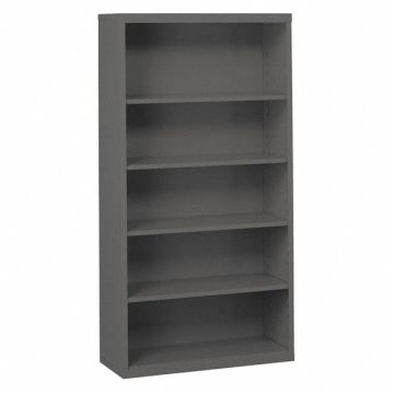 Bookcase Gray Welded 34-1/2 x13 x66