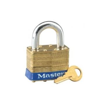 Padlock, Solid Brass 0.25" (1/4") Shackle With Two Keys