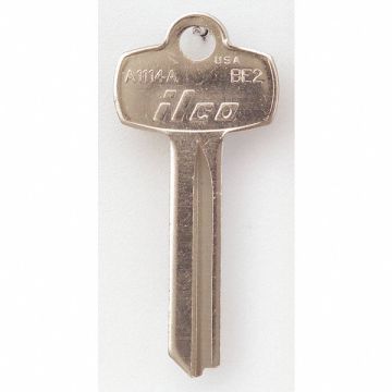 Key Blank Brass Type BE2 7 Pin PK10