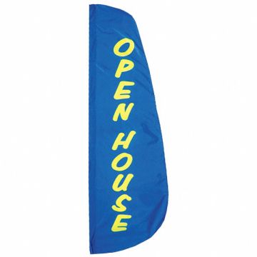 Open House Feather Flag 2x8 Ft Nylon