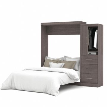 Queen Wall Bed Kit Bark Gray 90