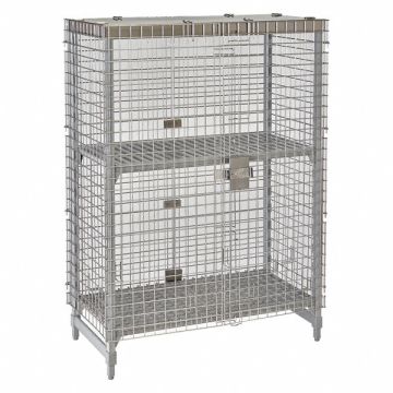 Stationary Security Unit 64-1/2 H Gray