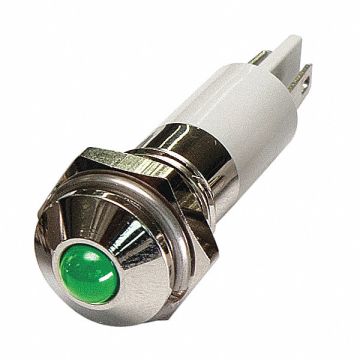 Round Indicator Light Green 24VDC