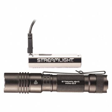 Tactical Flashlight Aluminum Black 500lm