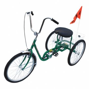 Tricycle 250 lb Cap. Green 24 Wheel