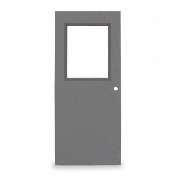 D3715 Hollow Door With Glass Type 2 84 x 48 In