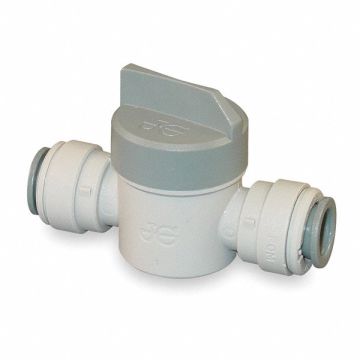 Manual 2-Way Ball Valve Push Acetal