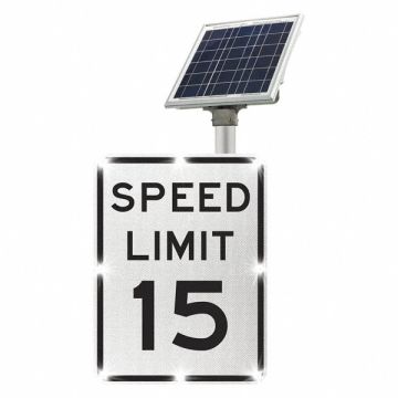 LED Traffic Sign Speed Limit 15 24 x18