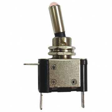 Toggle Switch 1/4 Male Terminal Silver