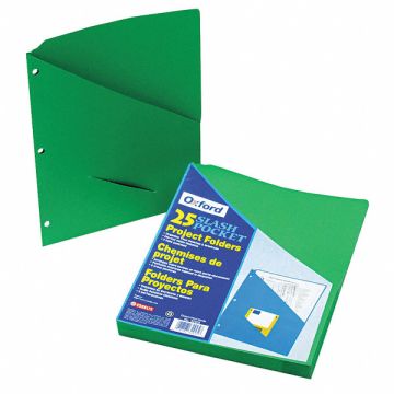 Pocket Folder Green 11 Pt. Stock PK25