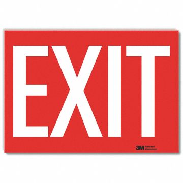 Exit Sign 10inx14in Reflective Sheeting