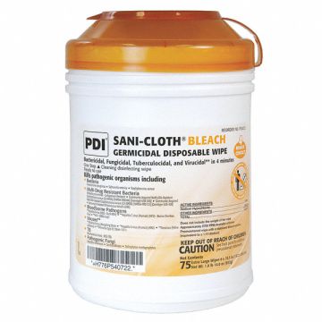 Disinfecting Wipes 75 ct Canister