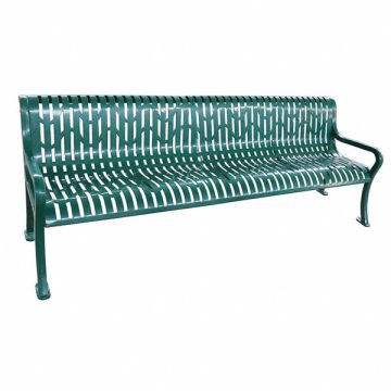 Outdoor Bench 96-1/2 in L 33-1/4 in H