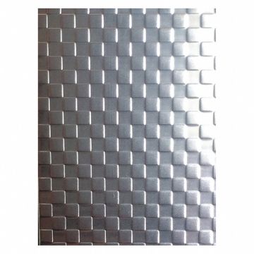 Silver SS Sheet Square 24 in Overall W