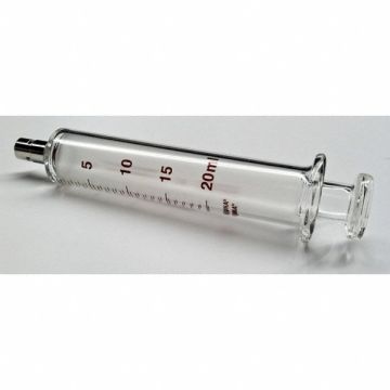 Glass Syringe Metal Luer Lock 20 mL