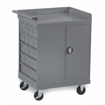 Mobile Cabinet Bench Steel 43 W 25 D