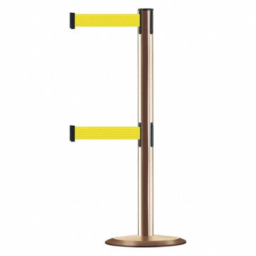 Barrier Post with Belt 7-1/2 ft L