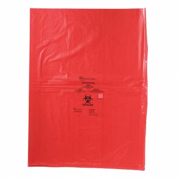 Biohazard Bags 10-9/16 gal Red PK200