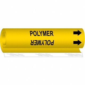 Pipe Marker Polymer 26 in H 12 in W