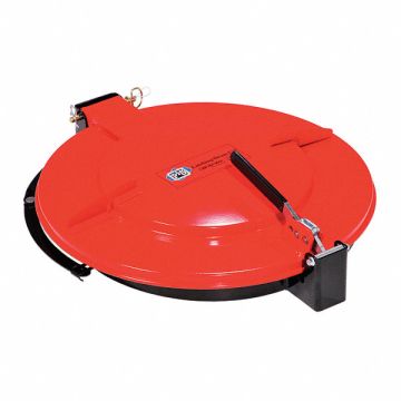 Latching Lid for Fiber Drum Red