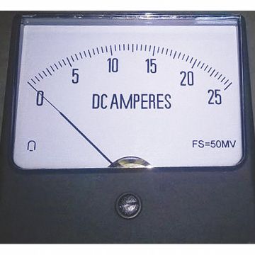 Analog Panel Meter DC Current 0-25 DC A