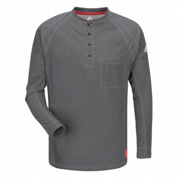 J2394 FR Polo Shirt Chrcoal L Long Button