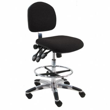 Task Chair Fabric Black 21-31 Seat Ht