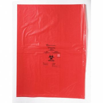 Biohazard Bags 1/2 gal Red PK500