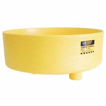 Funnel with Screen Yellow PE NPT