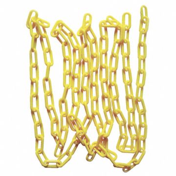 Plastic Chain 2 In x 100 ft Yellow