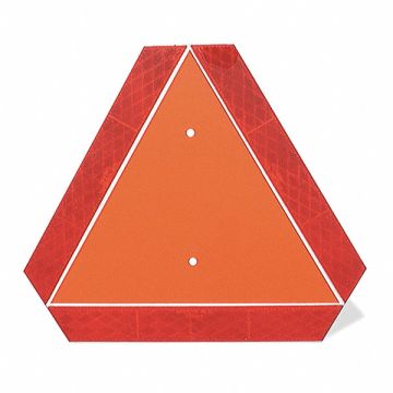 Reflector Triangle Orange Red 13-3/4 L