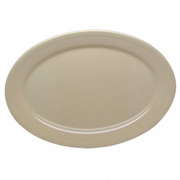 Oval Platter 12 x 8-1/2 Tan PK24