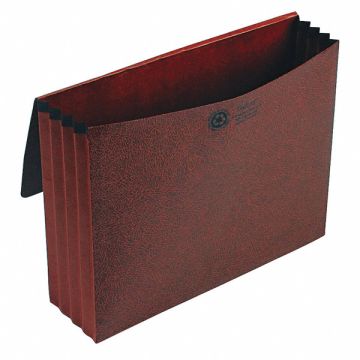 Expandable File Wallet 3 1/2 Red Fiber