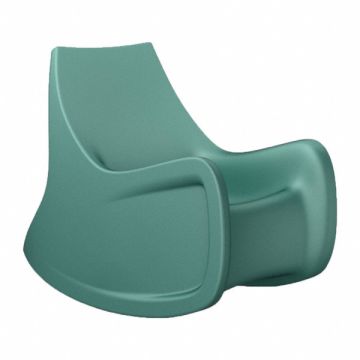 Radial Rocker Arm Chair Aqua