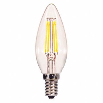 Bulb LED 4W 120V C11 Base E12 50K