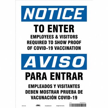 Vaccine Proof Safety Sign