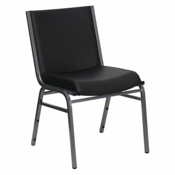 Stack Chair Black Seat Vinyl Seat