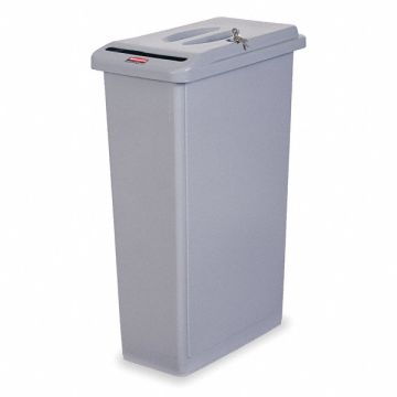 Confidential Waste Container Gray 23gal.