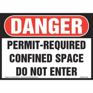 Permit-Required Confined Space 10 x 7