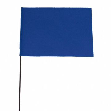 Marking Flag Blue Blank Vinyl PK100