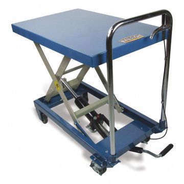 Scissor Lift Cart 10-13/64In H Steel