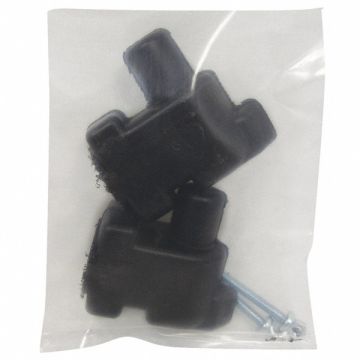Fence Connector Kit Resin Black